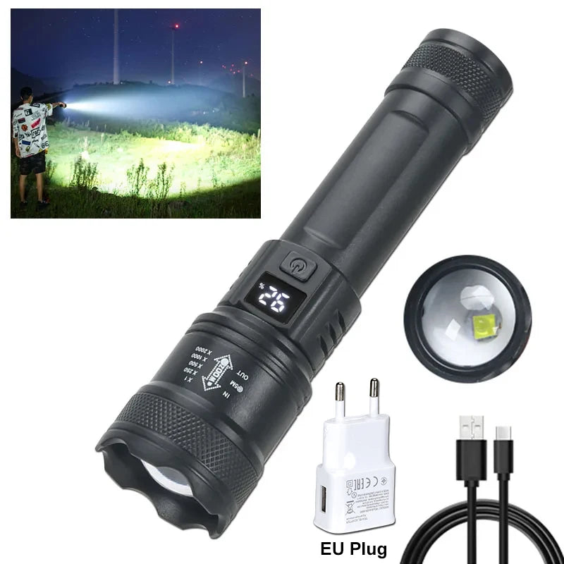 High Strong Power Led Flashlights 2000LM