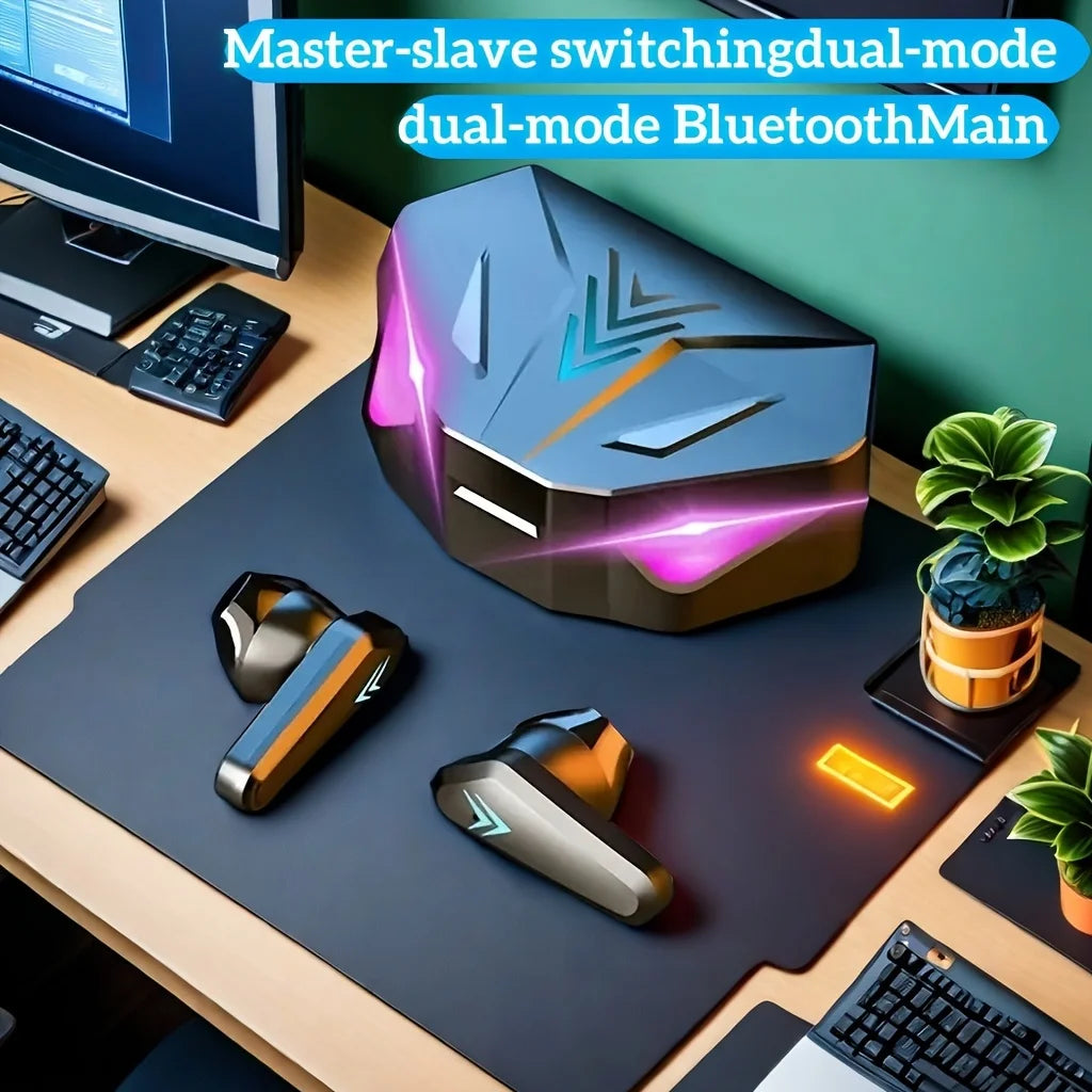 X15 TWS Wireless Bluetooth Earbuds LED Display Gaming In-Ear Headphones with Volume Control