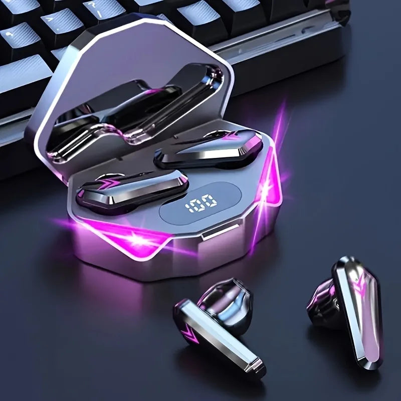 X15 TWS Wireless Bluetooth Earbuds LED Display Gaming In-Ear Headphones with Volume Control