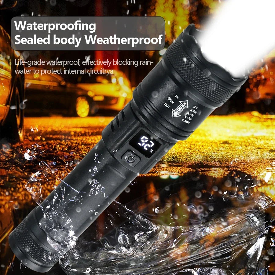 High Strong Power Led Flashlights 2000LM